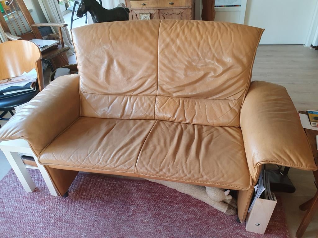 Jori bankstel, Ophalen of Verzenden, Gebruikt, 75 tot 100 cm, Leer