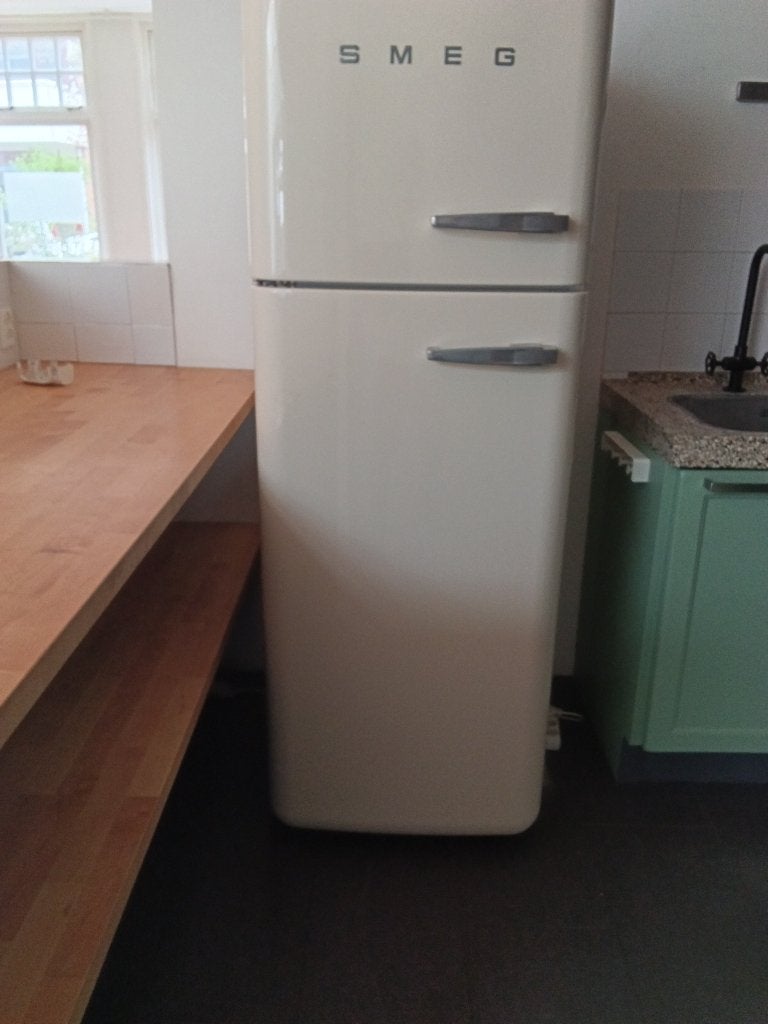 Smeg fab lp 1 licht crème, Ophalen, 200 liter of meer, 60 cm of meer, 160 cm of meer
