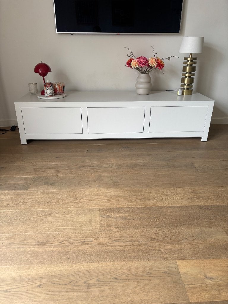Tv meubel, Ophalen, 150 tot 200 cm, Zo goed als nieuw, Minder dan 100 cm