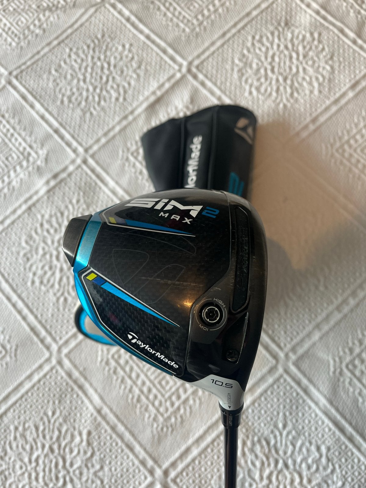 Taylormade SIM2 Max Driver 10.5* Ventus Blue TR 5-S Stiff, Sport en Fitness, Ophalen of Verzenden, Zo goed als nieuw, Club, Overige merken