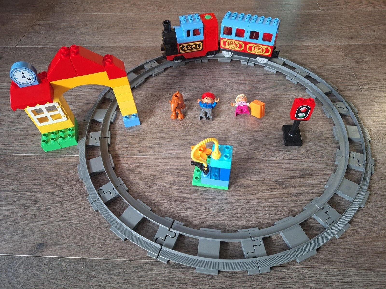 Lego Duplo 10507 Stoomlocomotief trein., Kinderen en Baby's, Speelgoed | Duplo en Lego, Ophalen, Zo goed als nieuw, Duplo
