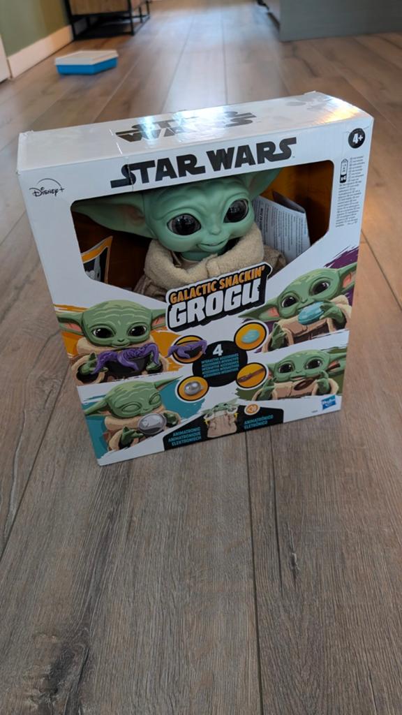 Star Wars Galactic Snackin' Grogu Animatronic – Compleet, Ophalen of Verzenden, Zo goed als nieuw, Overige typen