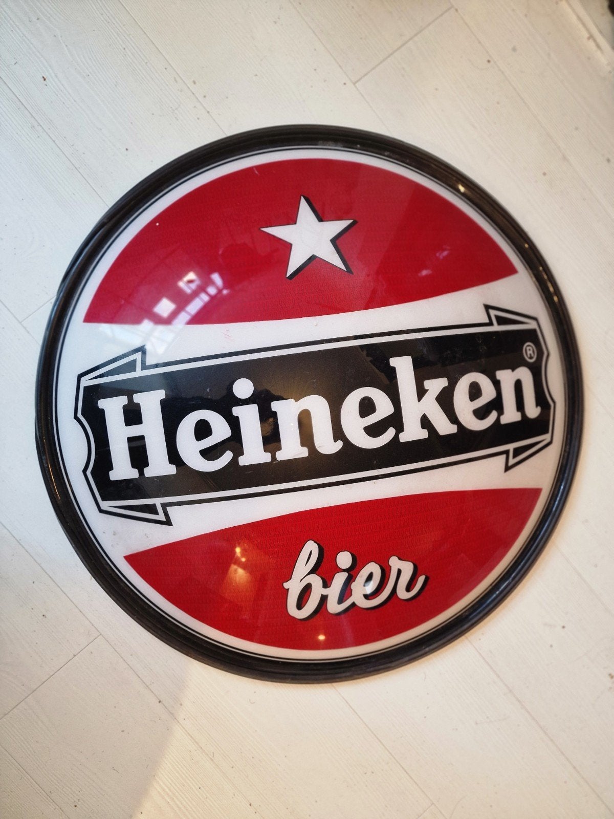 Heineken reclamebord - 79 cm diameter, Ophalen