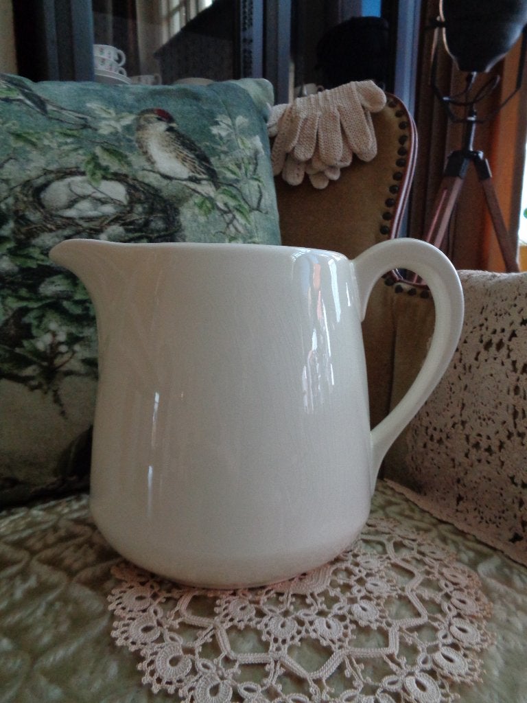 Brocante Grote Kan van Society Ceramique ** Mimosa **, Antiek en Kunst, Ophalen of Verzenden