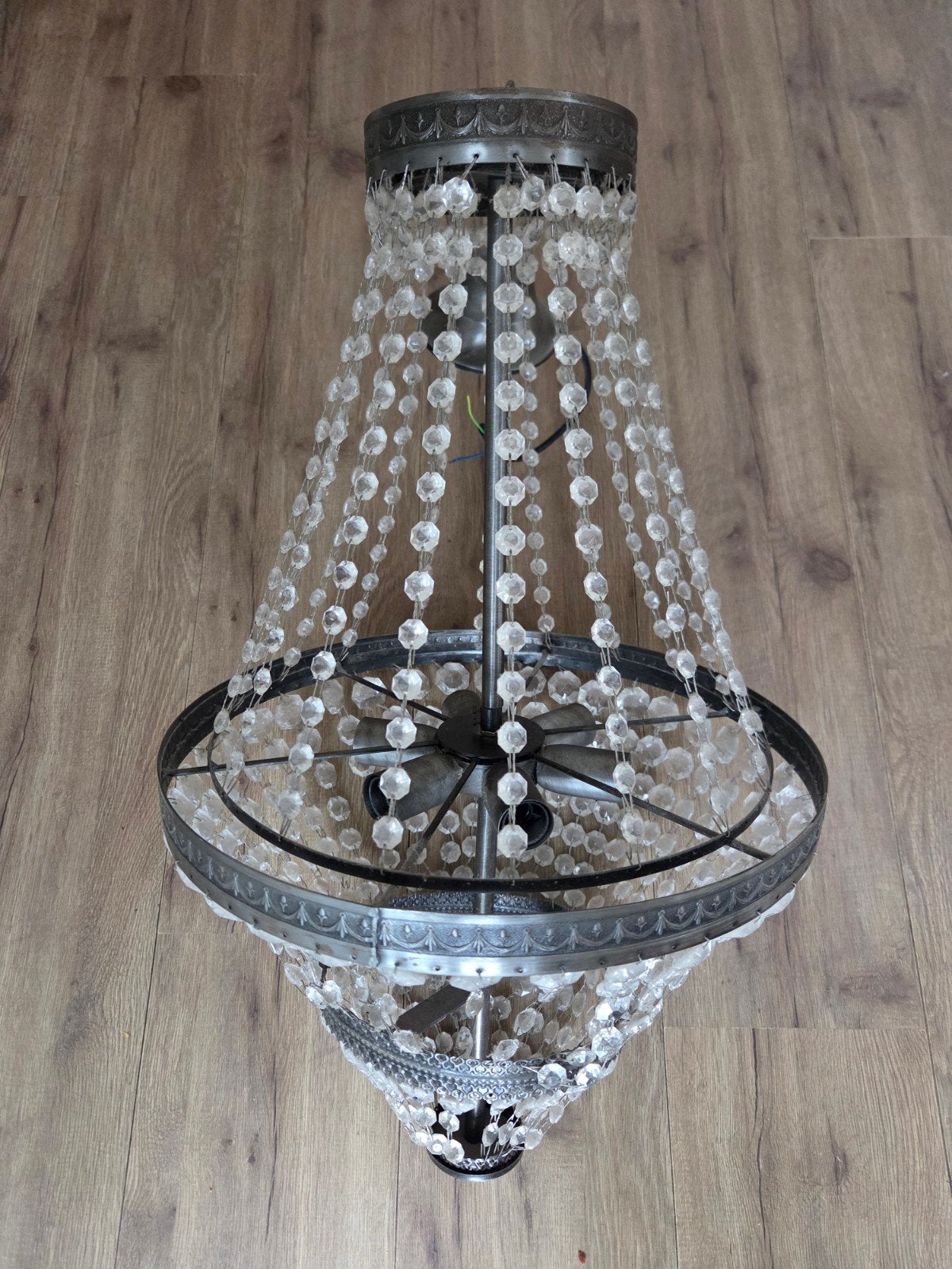 kristallen hanglamp kroonluchter, Ophalen
