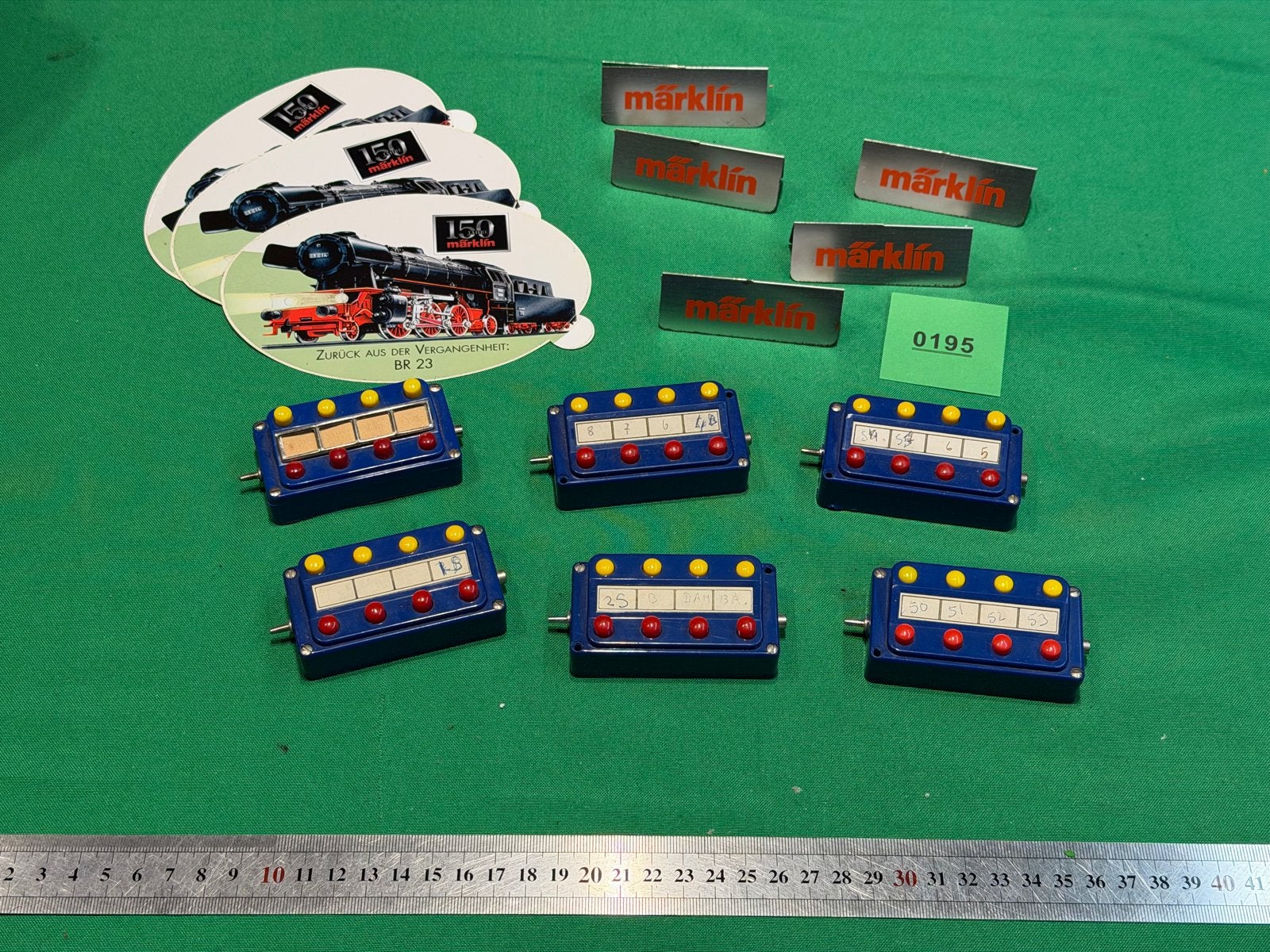 195 knutsel Märklin 7210 Schakelkastjes en stickersMärklin, Hobby en Vrije tijd, Wisselstroom, Gebruikt, Overige typen, Ophalen of Verzenden