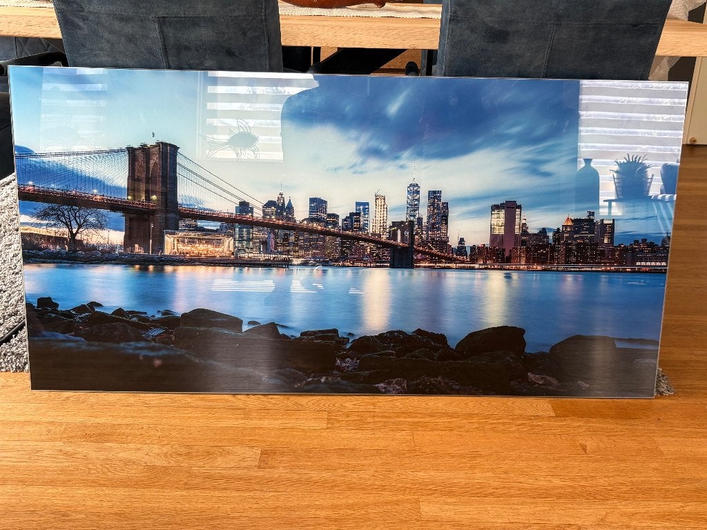 Glazen schilderij, Ophalen, Zo goed als nieuw, 50 tot 75 cm, Schilderij