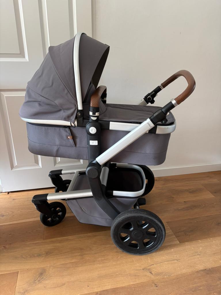 Joolz Day Earth 3 compleet + accessoires Hippo Grey, Gebruikt, Verstelbare duwstang, Combiwagen, Ophalen
