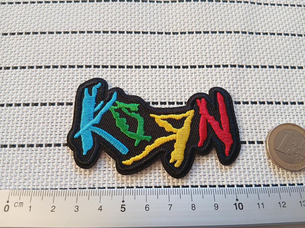 Korn leuke shaped patch k30-4.5x8 cm, Verzenden, Nieuw, Kleding
