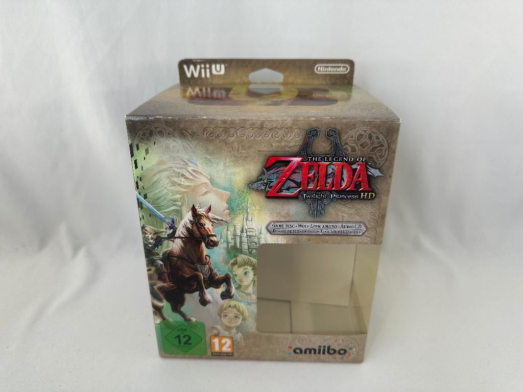 Zelda Twilight Princess HD Wii U Amiibo Bundel ALLEEN DOOS, 1 speler, Onbekend, Ophalen of Verzenden, Zo goed als nieuw