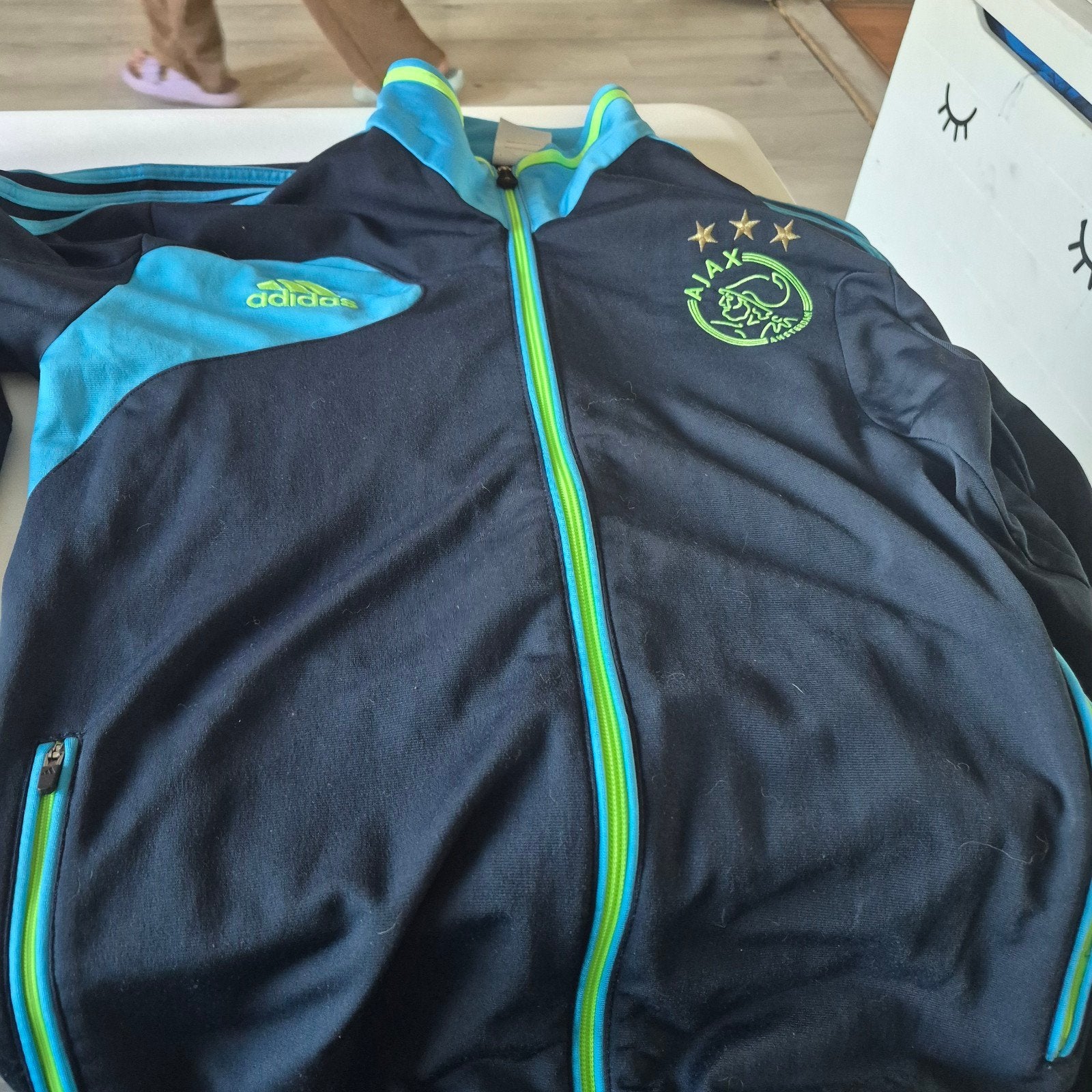HEEL mooi AJAX trainingsjack, Kleding | Heren, Blauw, Maat 56/58 (XL), Ophalen of Verzenden, Zo goed als nieuw