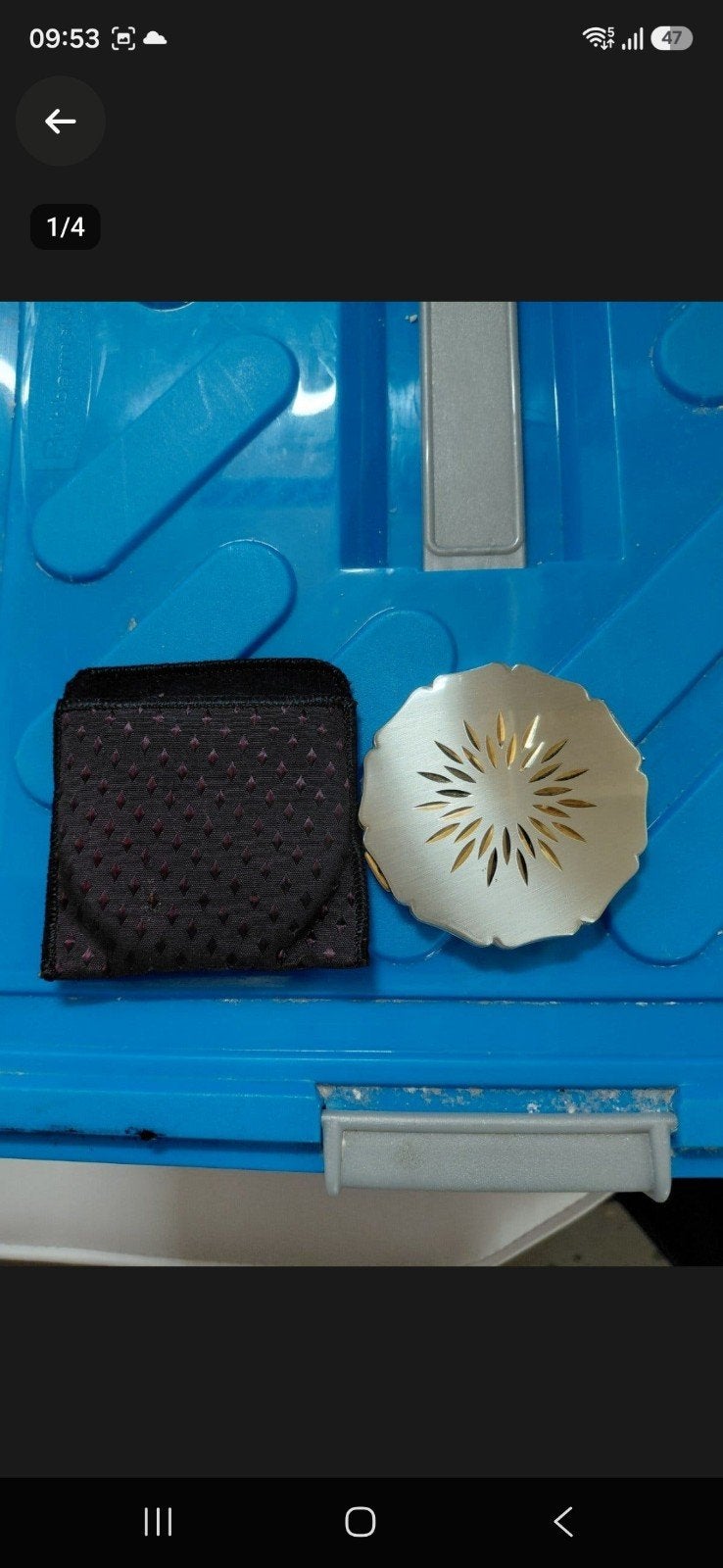 Vintage poederdoosje Stratton MOET WEG!, Overige merken, Overige kleuren, Ophalen of Verzenden, Zo goed als nieuw