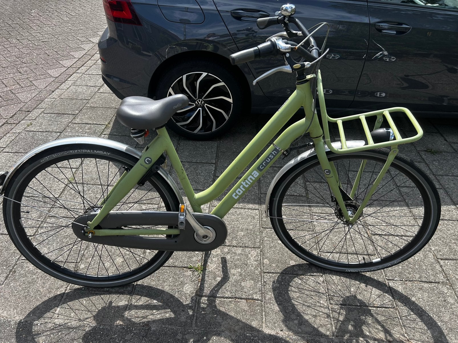 Cortina fiets 28 inch, framemaat 49, Gebruikt, 47 tot 50 cm, Schijfrem, Ophalen