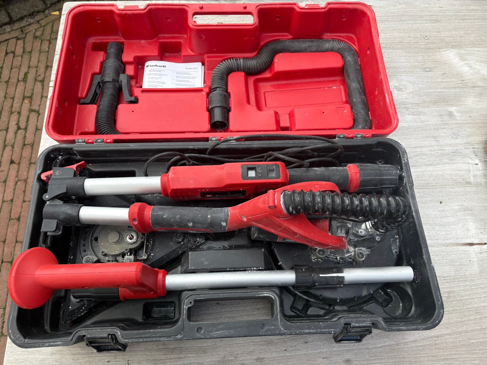 Einhell TE-DW 225 X schuurmachine, Ophalen, Gebruikt, 600 tot 1200 watt, Overige typen