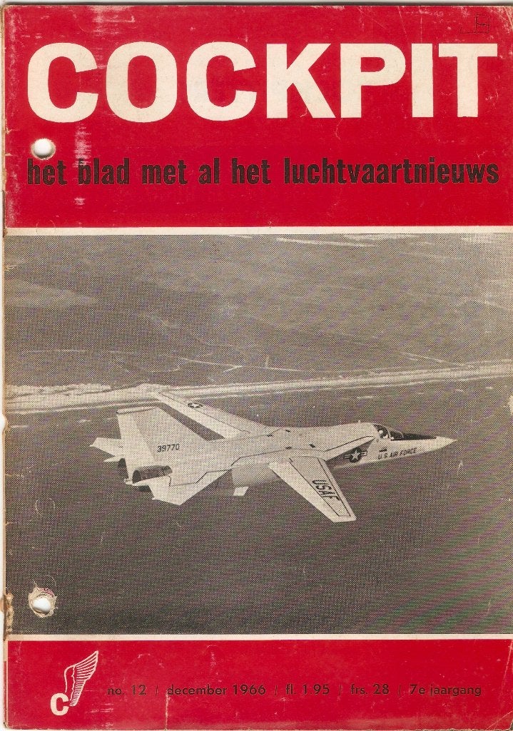Cockpit nr. 12 december 1966, Verzamelen, Luchtvaart en Vliegtuigspotten, Ophalen of Verzenden, Gebruikt, Boek of Tijdschrift