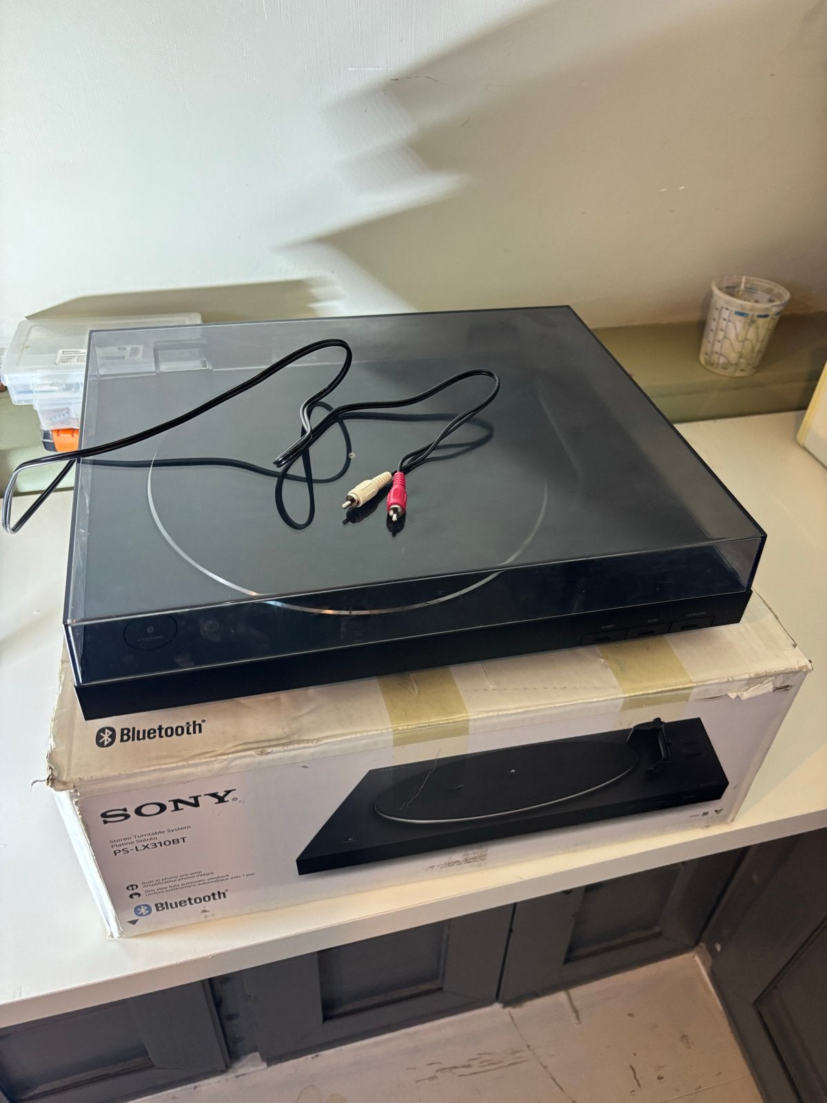 Sony PS-LX310BT Platenspeler - Zonder naald, lichte krasjes, Ophalen of Verzenden, Gebruikt, Platenspeler, Sony