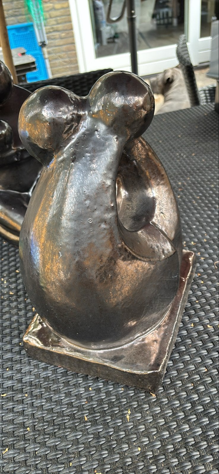 Abstract sculptuur 'Moeder en Kind' - Keramiek, Antiek en Kunst, Antiek | Keramiek en Aardewerk, Ophalen