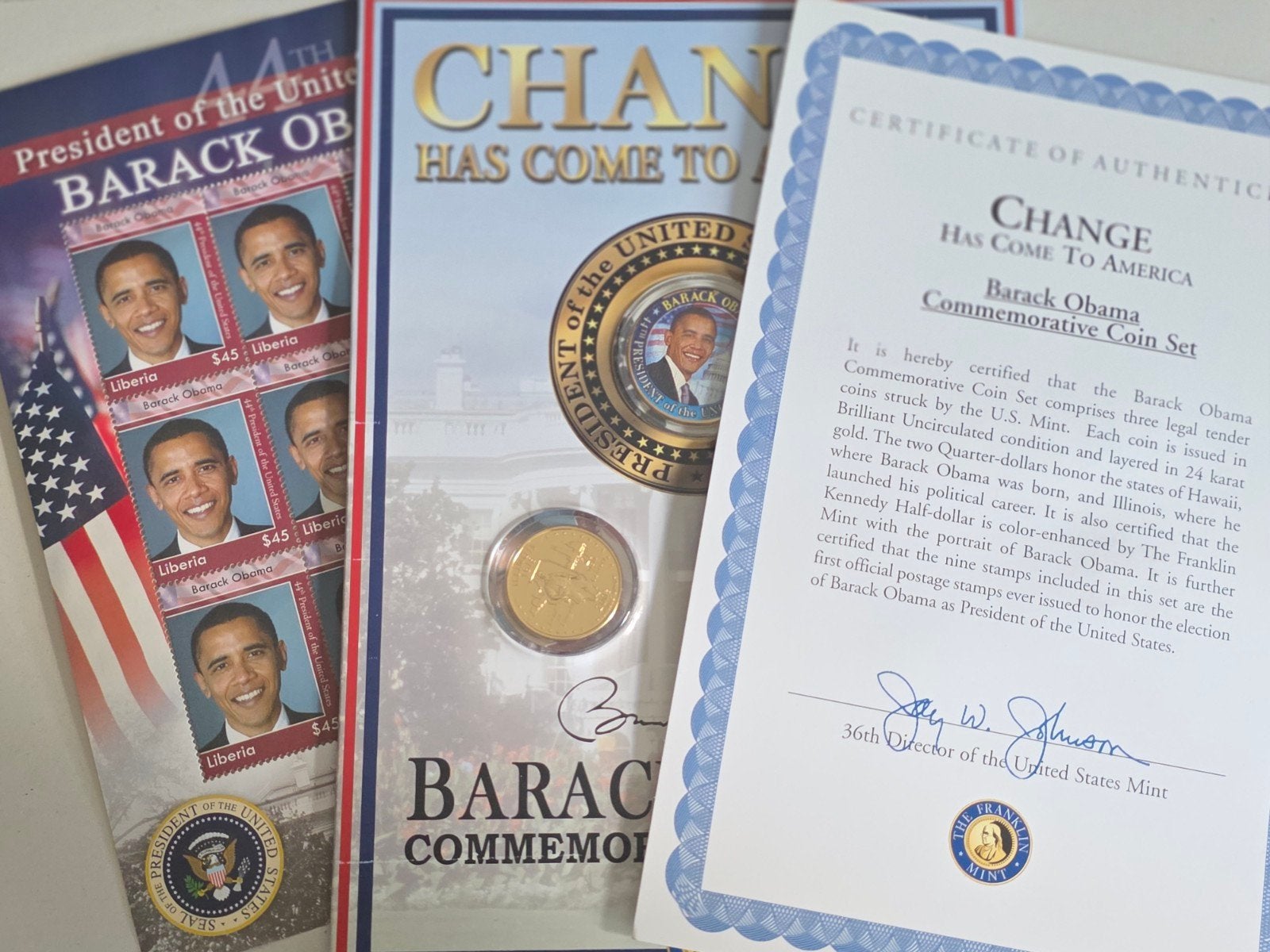Dollarset Barack Obama. compleet en als nieuw!, Ophalen of Verzenden, Overige landen, 2 euro, Setje
