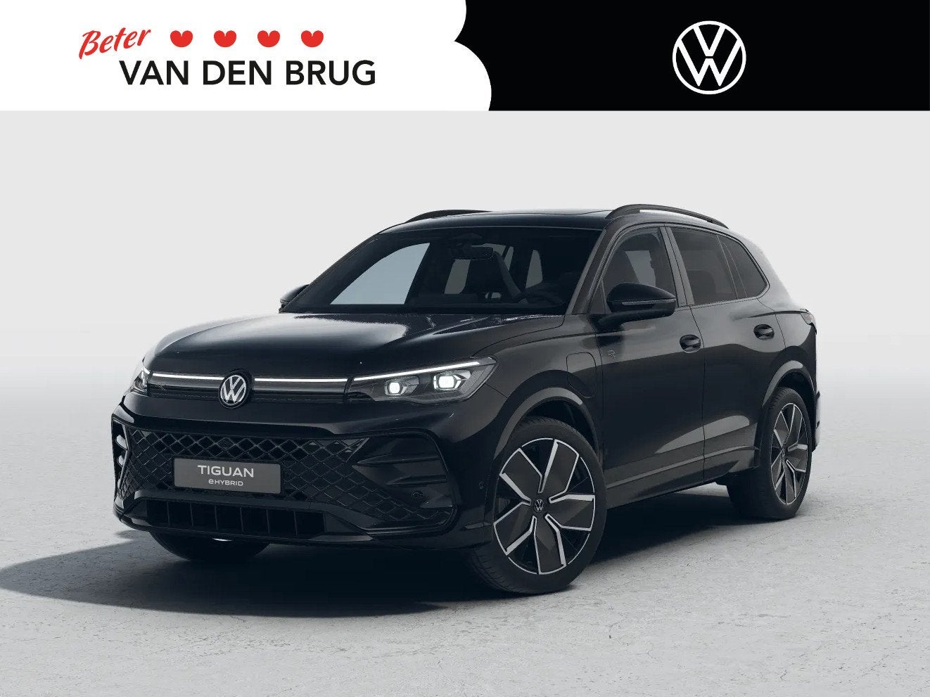Volkswagen Tiguan R-Line Edition 1.5 eHybrid 204 PK | Black, Stof, 1498 cc, 150 min, Plug-in hybride