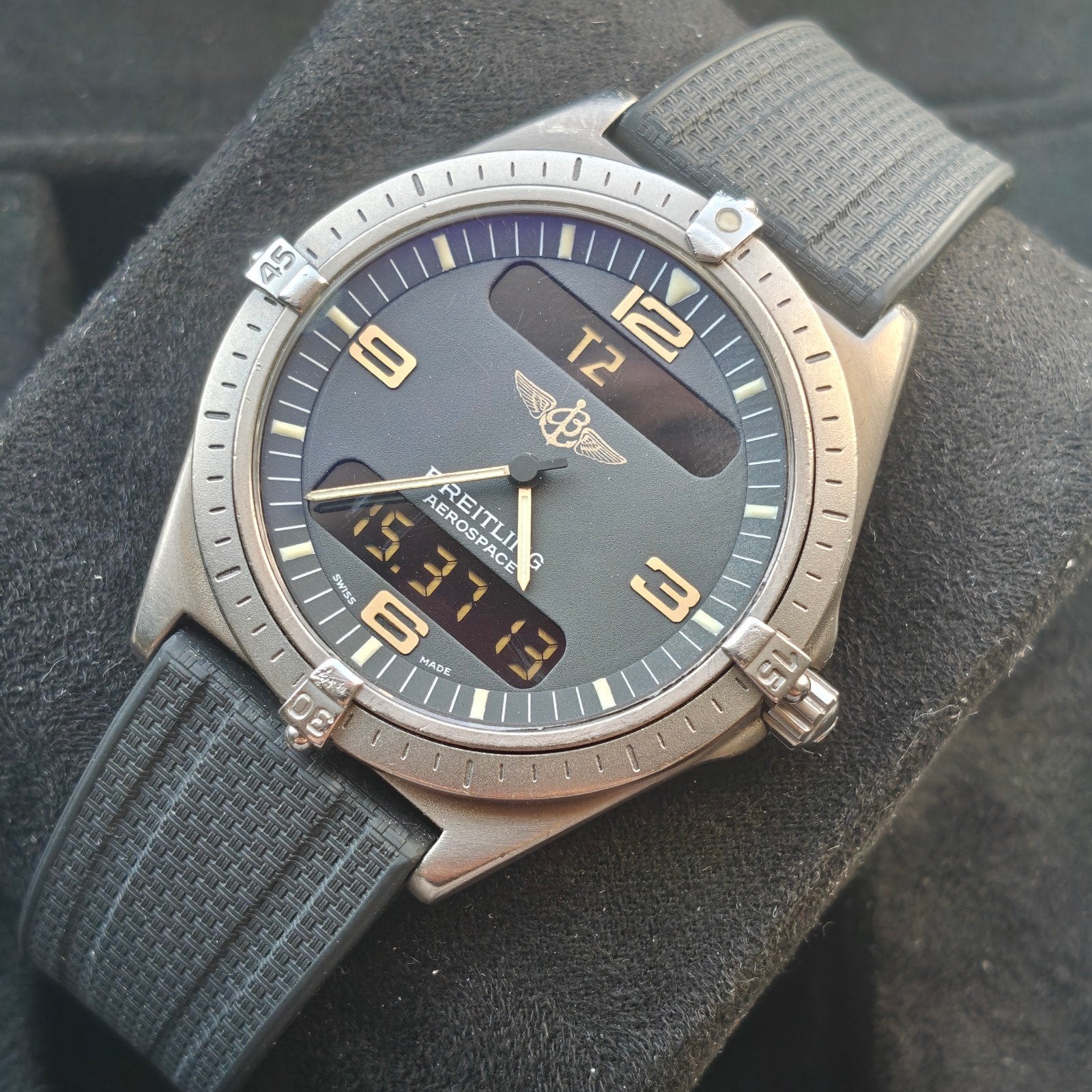Breitling Aerospace 40 mm F56061, Sieraden, Tassen en Uiterlijk, Horloges | Heren, Ophalen of Verzenden, Zo goed als nieuw, Polshorloge