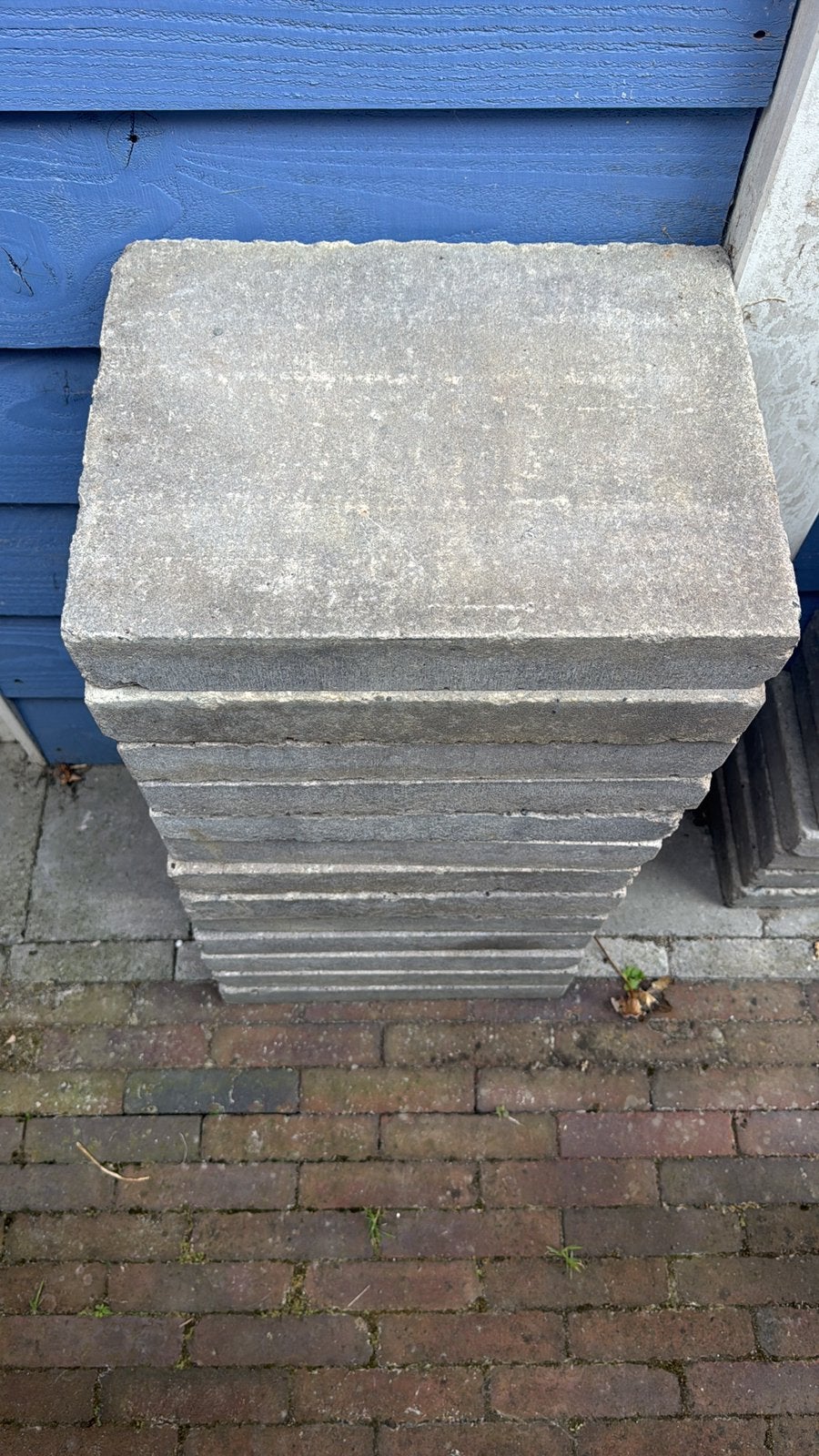 Stenen 40 cm bij 30 cm, Tuin en Terras, Tegels en Klinkers, Ophalen, Zo goed als nieuw, Beton, Klinkers