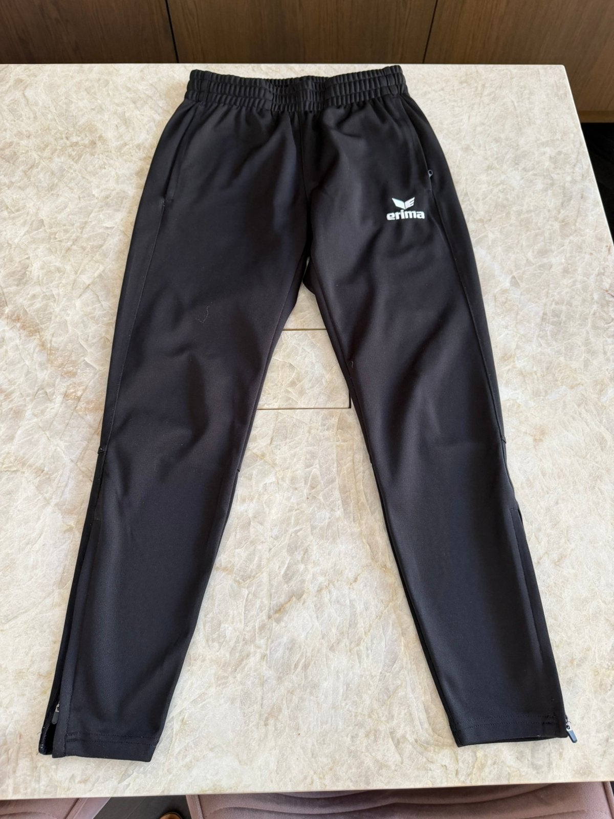Sportbroek/trainingsbroek Erima mt S, Zwart, Ophalen of Verzenden, Zo goed als nieuw, Algemeen