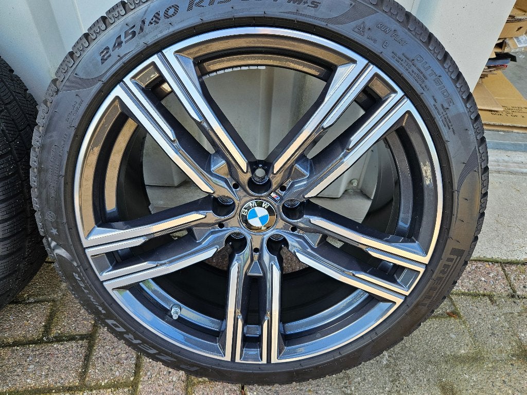 Originele BMW M styling 727 - 19" winterbanden, Auto-onderdelen, 19 inch, Gebruikt, 275 mm, Banden en Velgen