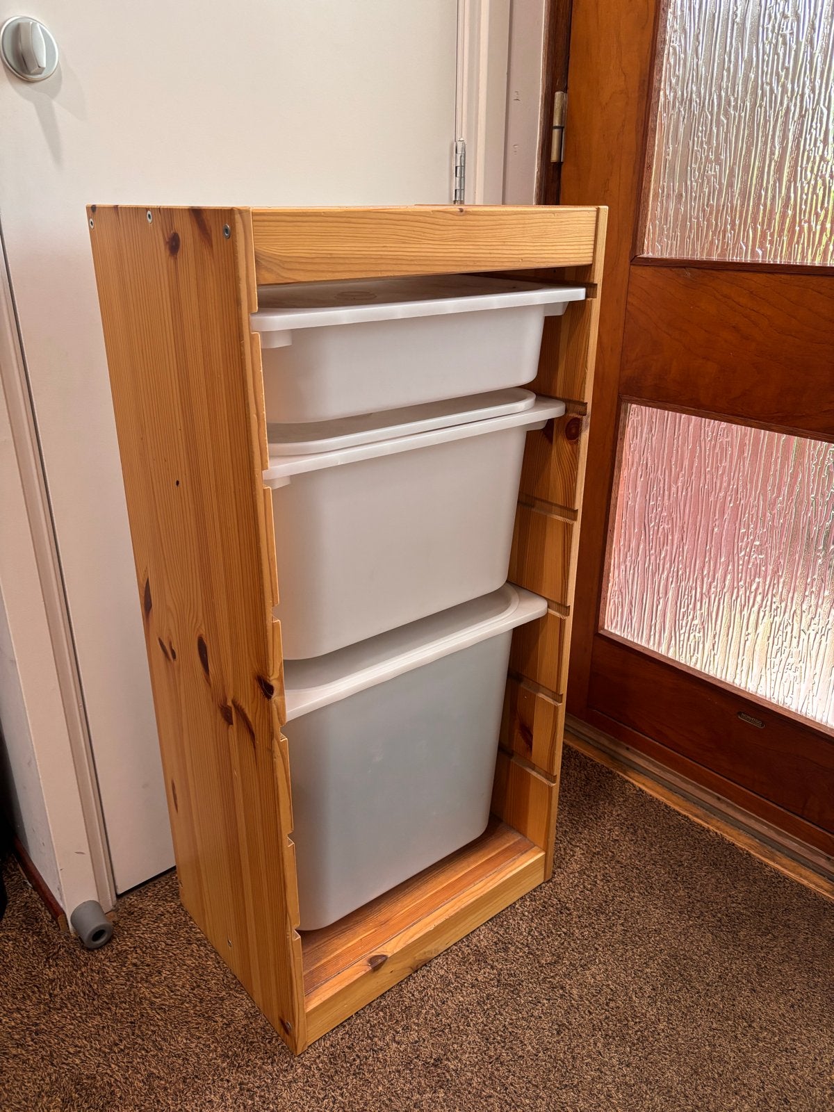 IKEA kast met 3 laden - Handige opberger, Ophalen, Minder dan 50 cm, Gebruikt, Grenenhout