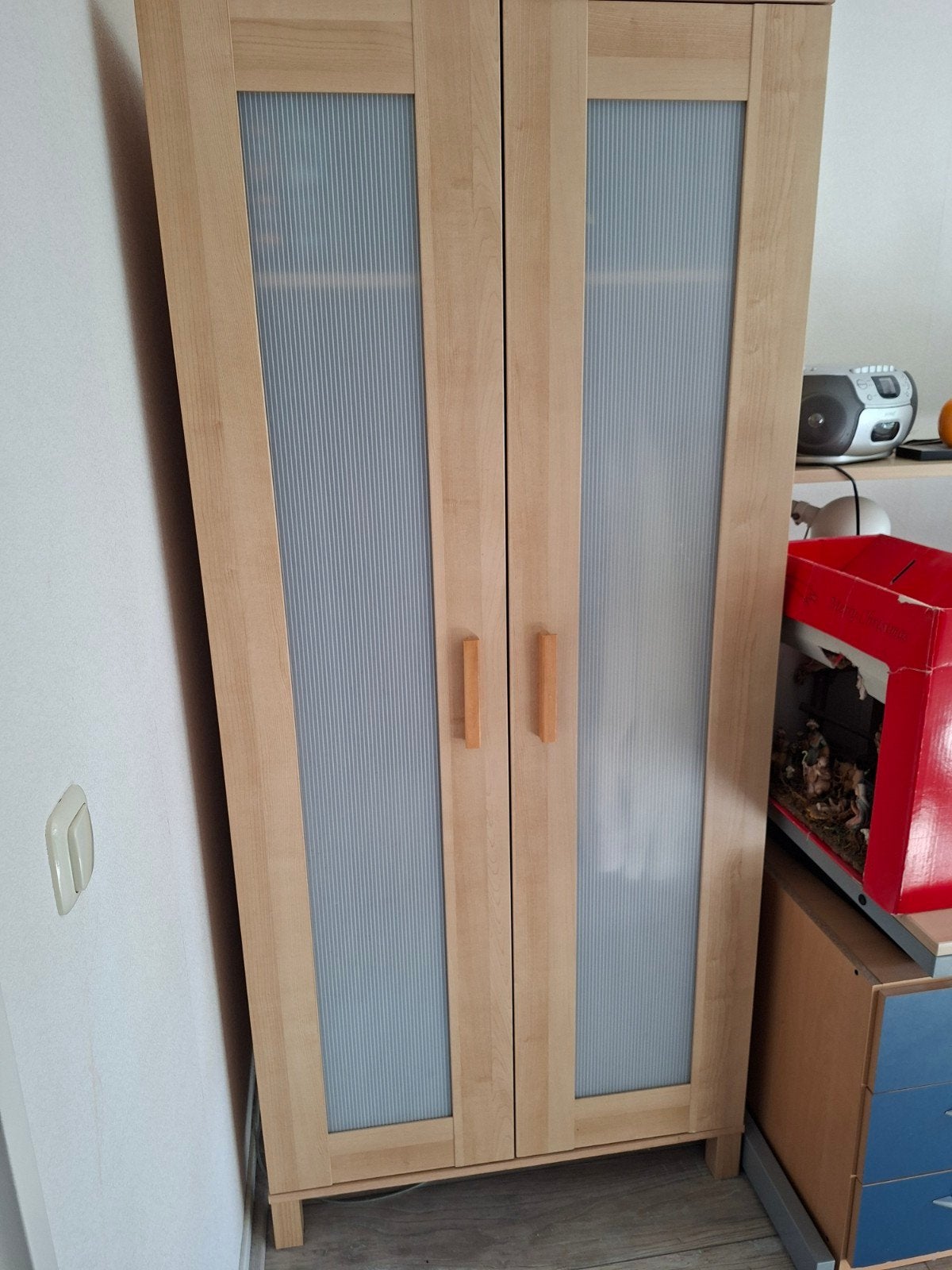 IKEA Aneboda kledingkast met deuren en hangruimte, Huis en Inrichting, Ophalen, Met deur(en), Modern, Scandinavisch, 50 tot 100 cm