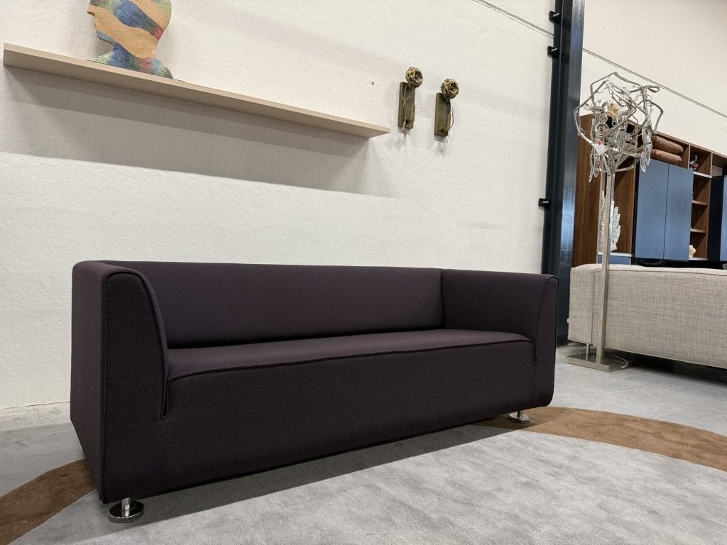 Nieuw Gelderland 4800 bank 2,5 zits paars stof 190 Design, 150 tot 200 cm, Ophalen of Verzenden, Rechte bank, Info@gelderlanddesign.com