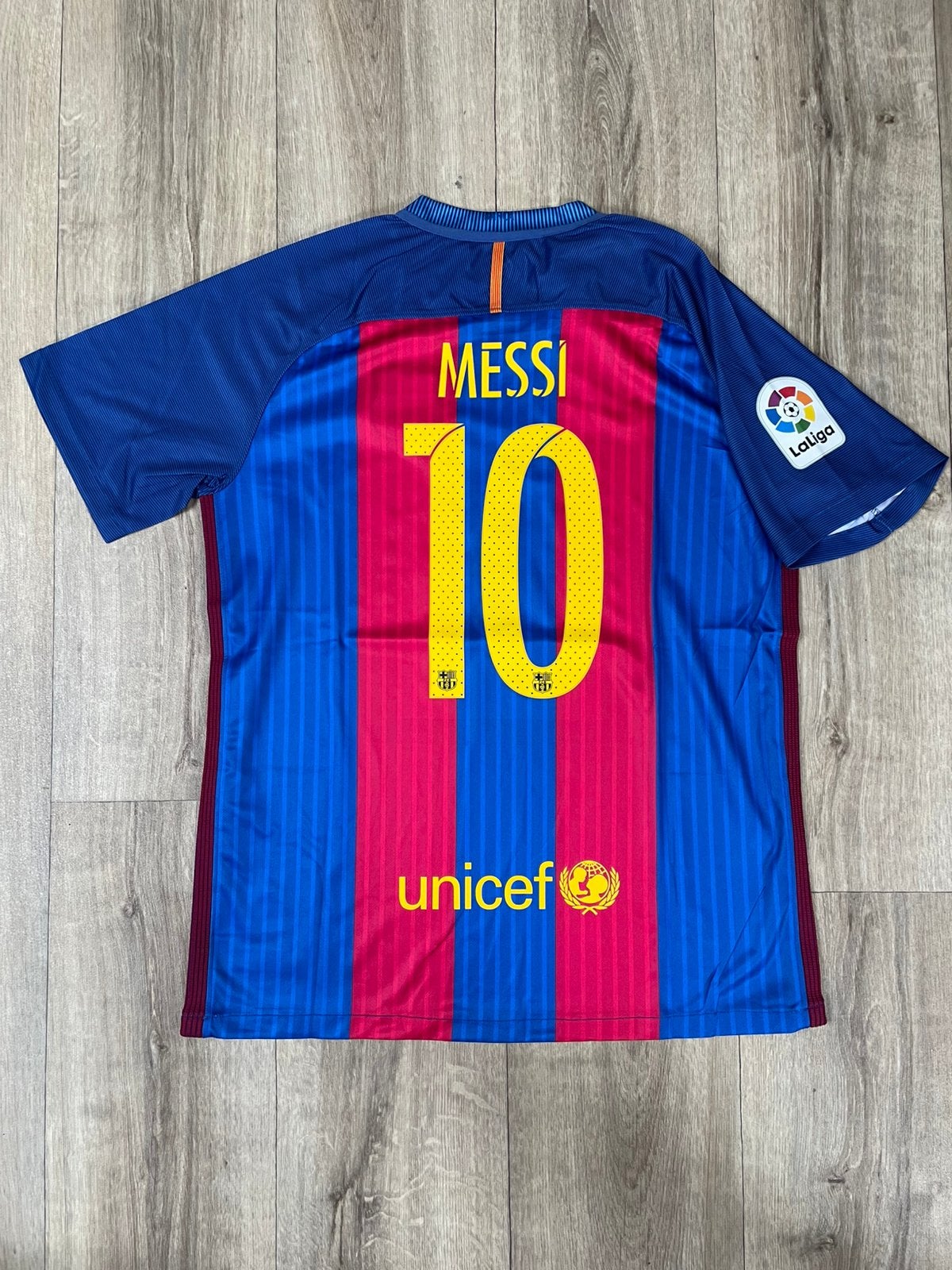 Messi #10 FC Barcelona Thuishirt 16/17, Maat L, Ophalen of Verzenden, Nieuw, Shirt