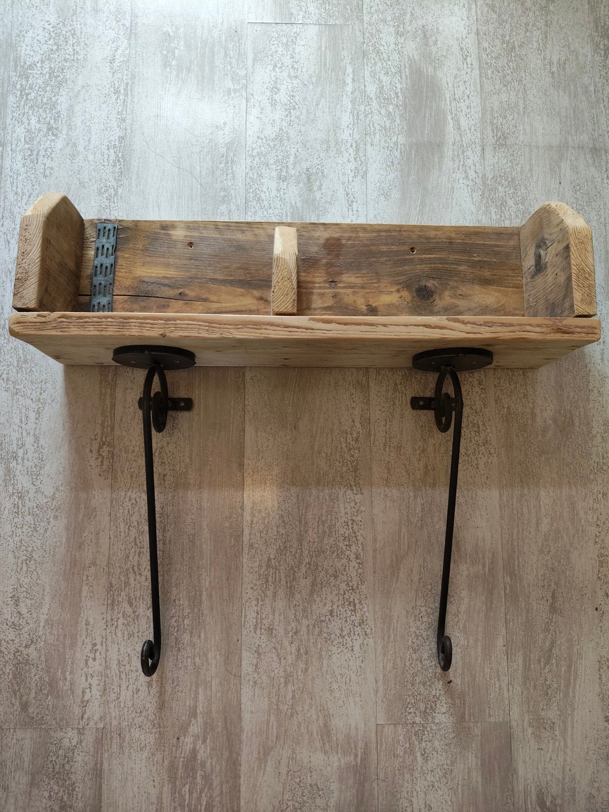 steigerhouten wandplank, Ophalen, 25 tot 50 cm, Rechthoekig