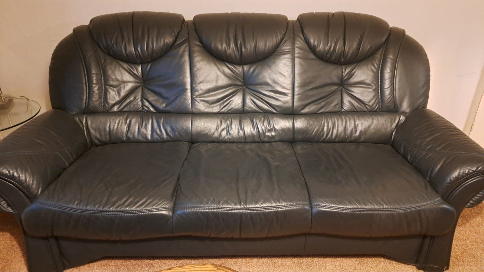 3 zits bank en 2x 1 zits, Ophalen, 75 tot 100 cm, 200 tot 250 cm