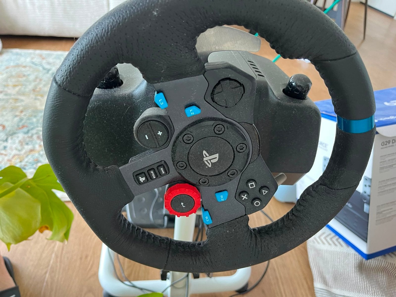 Logitech G29 racestuur met pedalen en standaard, Ophalen, Overige merken, Gebruikt