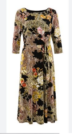 Joseph Ribkoff schitterend elegant getailleerde jurk mt 44