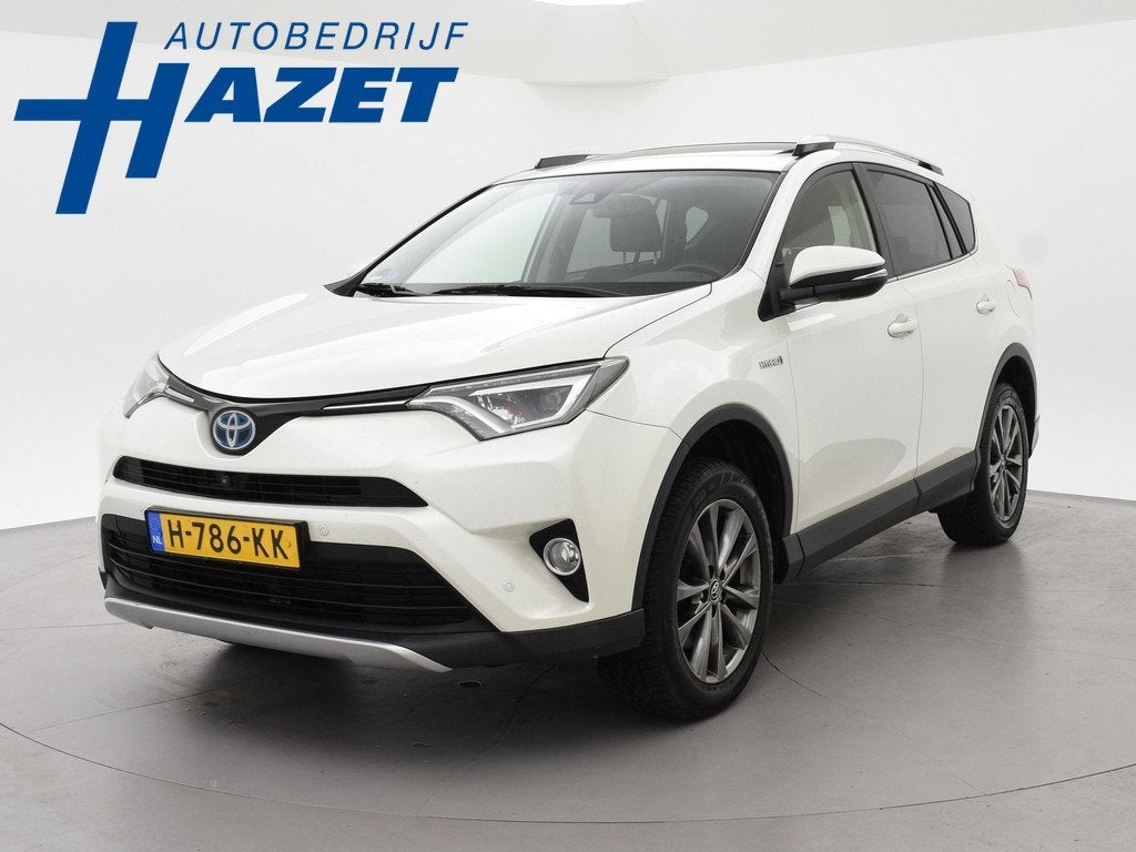 Toyota RAV4 2.5 HYBRID AWD EXECUTIVE + SCHUIFDAK | LEDER | T, Auto's, Automaat, Gebruikt, Euro 6, 1650 kg