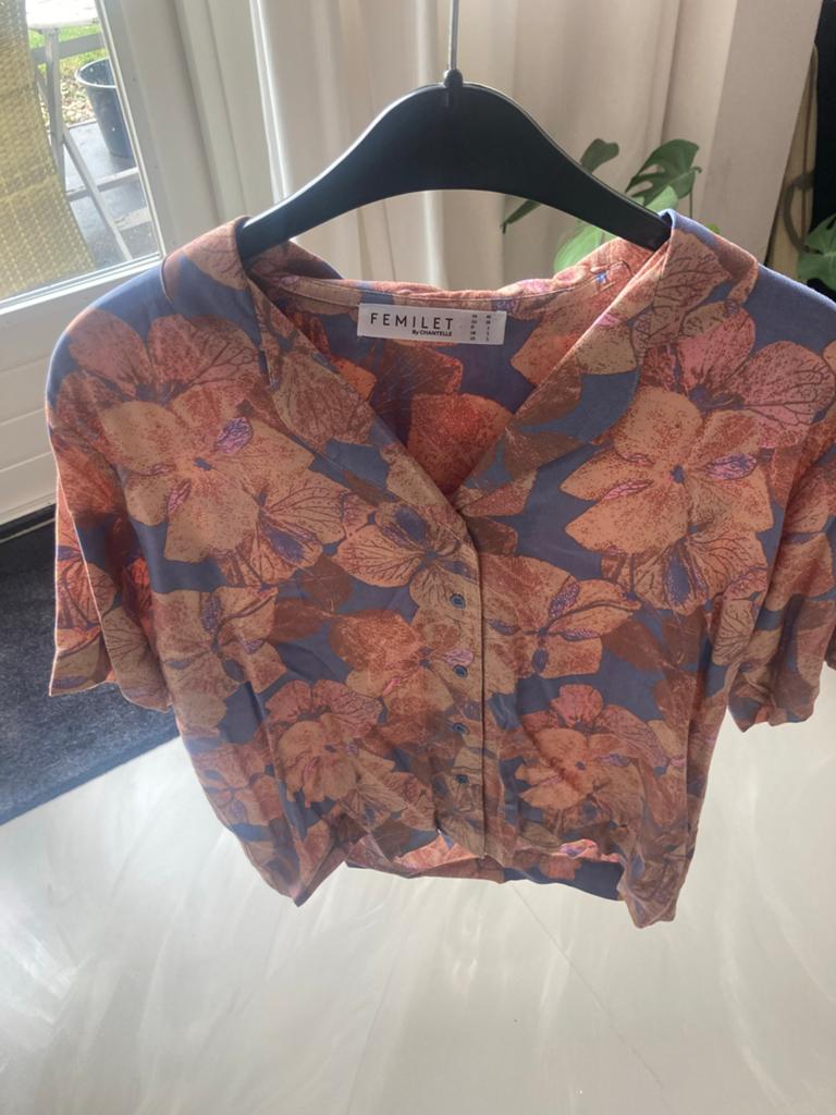 Femilet by Chantelle Blouse met Bloemenprint, Maat 38, Nieuw, Ophalen of Verzenden, Nieuw, Maat 38/40 (M), Overige kleuren