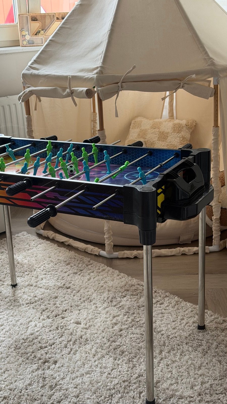 Voetbal- en hockeytafel 2-in-1, Ophalen, Zo goed als nieuw