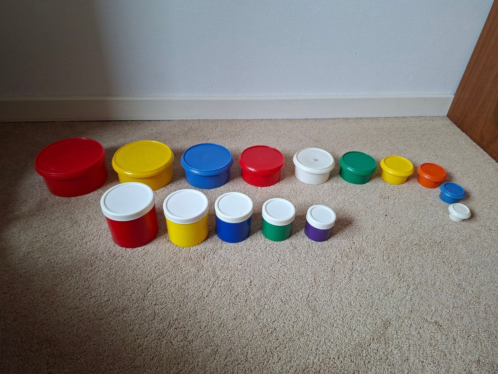 Vintage Stapeltoren / Nestschalen Set, soort matroesjka, Ophalen of Verzenden, Gebruikt, Overige typen