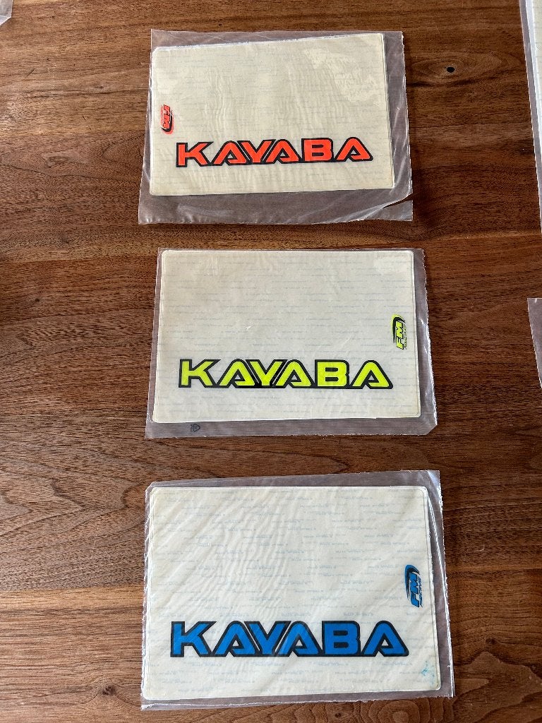 FM Racing Kayaba voorvork stickers, Ophalen of Verzenden