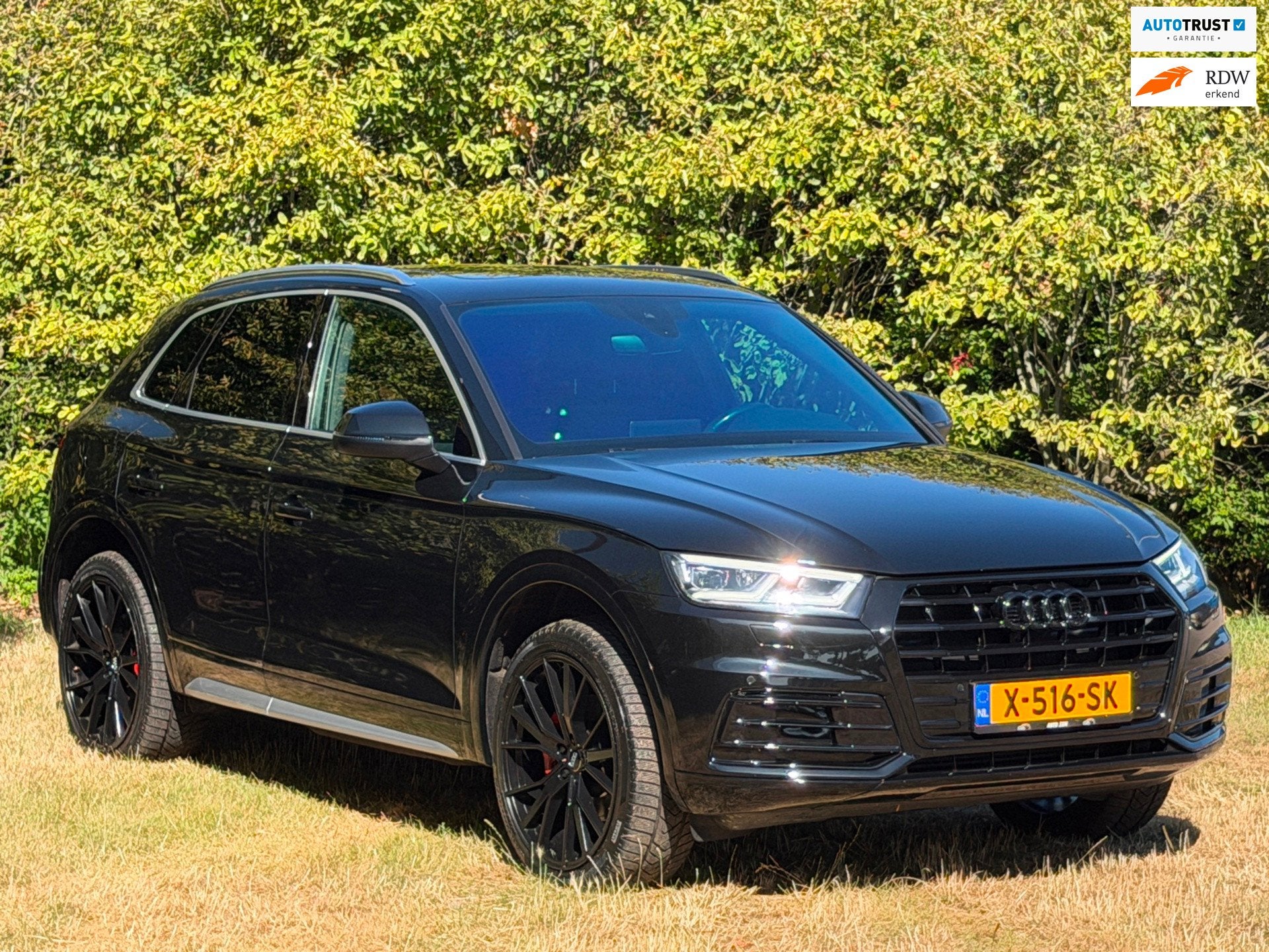 Audi Q5 2.0 TFSI quattro Sport S Line Black Edition/Pano/Lee, Auto's, Audi, Automaat, 15 km/l, Gebruikt, 4 cilinders