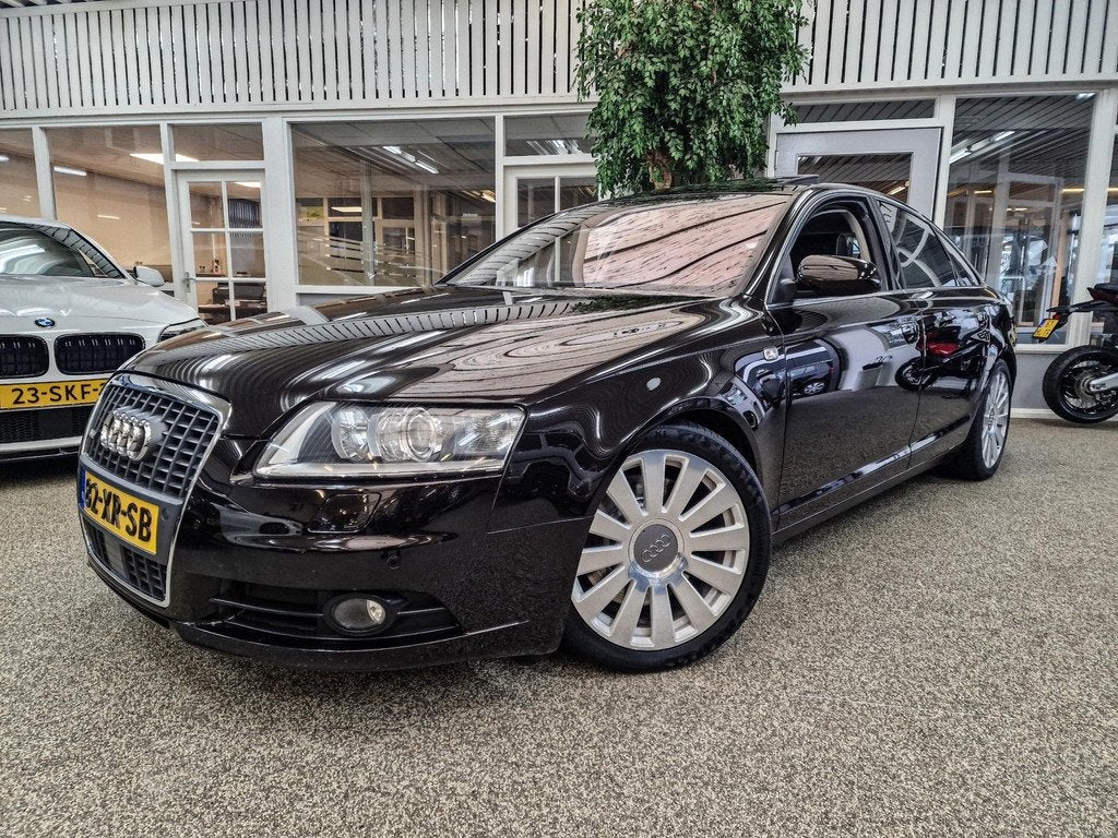 Audi A6 Limousine 4.2 FSI quattro S-Line Acc Bose Keyless Sc, Auto's, Audi, Automaat, Gebruikt, 8 cilinders, Zwart