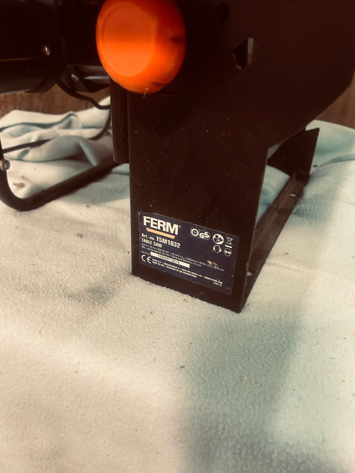 Goedewerkende ferm zaagmachine, Ophalen, Gebruikt