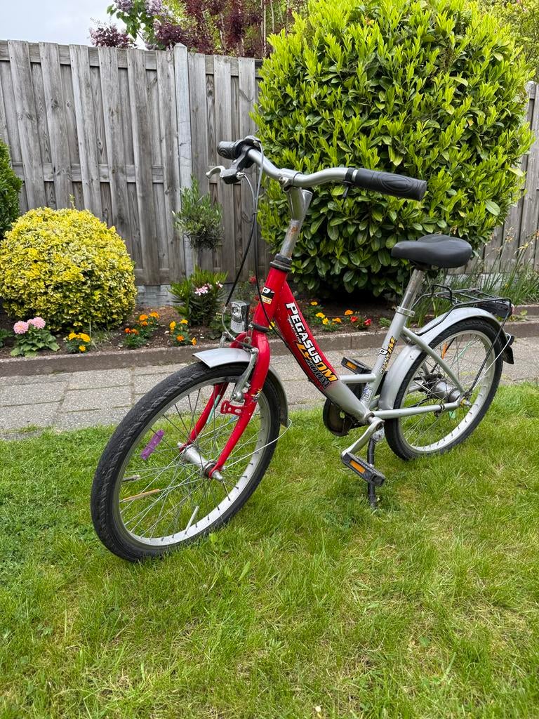 Pegasus Zoom kinderfiets 20 inch – goede staat, Ophalen, Gebruikt, Velgrem, 20 inch of meer