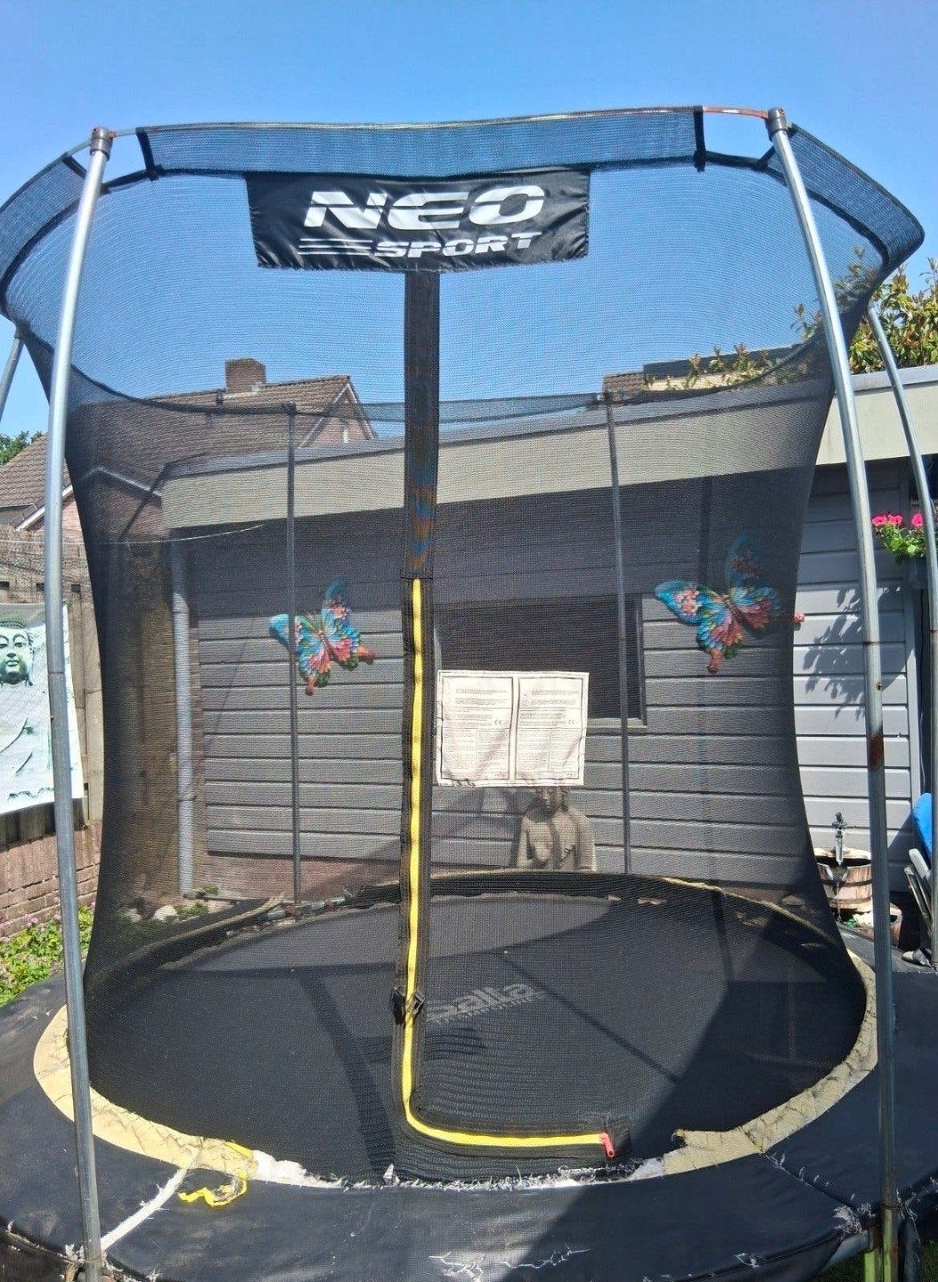 trampoline, Ophalen, Gebruikt