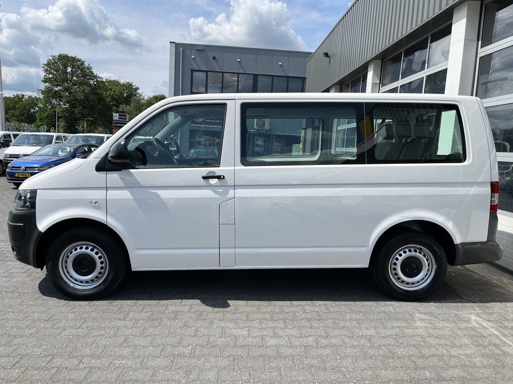 Volkswagen Transporter Kombi 2.0 TDI 140 PK DSG L1H1 BM BTW, Euro 5, Stof, Gebruikt, Zwart