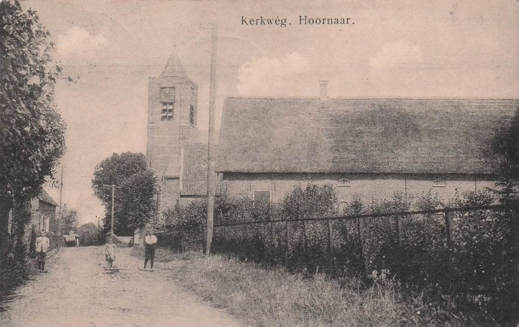 703-278-007 Kerkweg Hoornaar, Verzamelen, Verzenden, Voor 1920, Noord-Holland