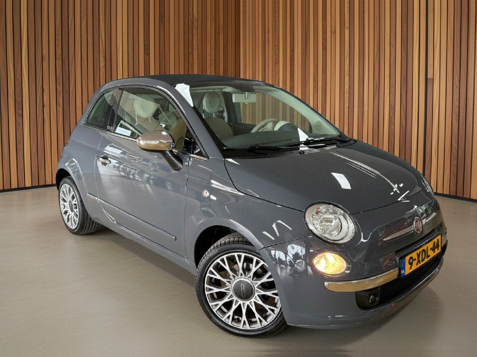 Fiat 500C 0.9 TwinAir Turbo Cult Cabrio | Airco | Zeer nette, Auto's, Gebruikt, Cabriolet, Bedrijf, Handgeschakeld