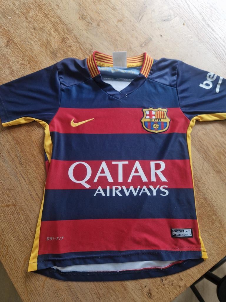 FC Barcelona Thuisshirt Neymar 2015/16 - Maat 128, Gebruikt, Ophalen of Verzenden, Shirt of Longsleeve, Nike