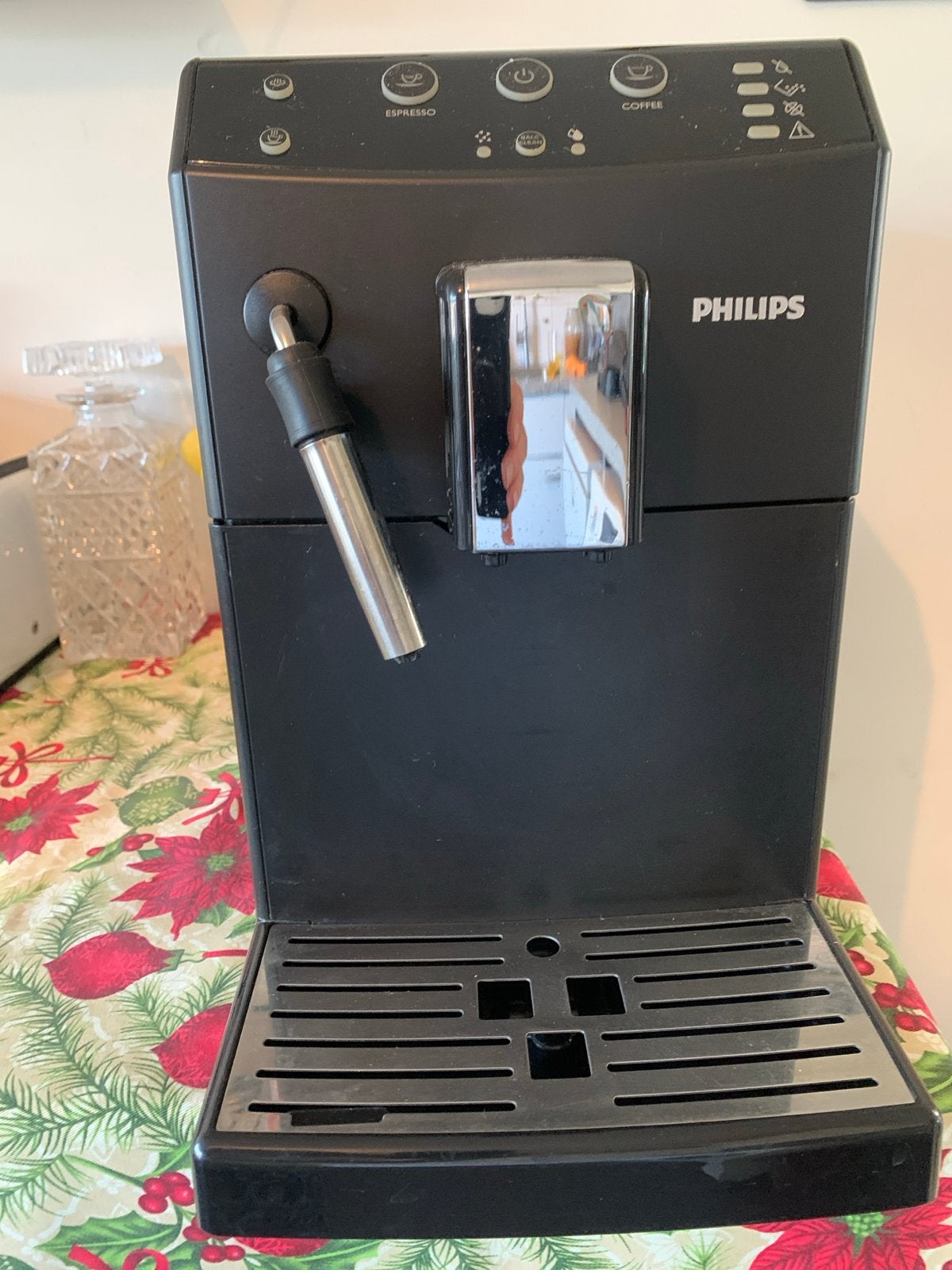 Philips volautomatische espressomachine met stoompijpje, Witgoed en Apparatuur, Koffiezetapparaten, Stoompijpje, Gebruikt, Espresso apparaat